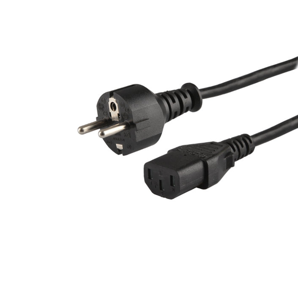 Kábel SAVIO CL-138 (C13 / IEC C13 / IEC 320 C13 - Schuko M; 1,8m; farba