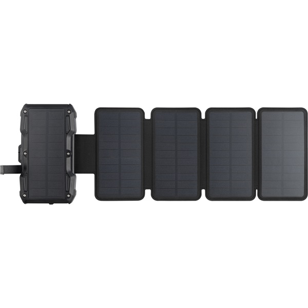 Sandberg 421-06 Solar 5-Panel Powerbank 2 x USB-A + Type-C / 27000mAh 22.5W - Fekete (421-06)