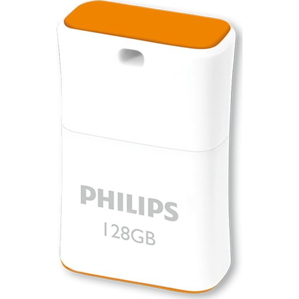 Philips Pico unità flash USB 128 GB USB tipo A 2.0 Arancione, Bianco
