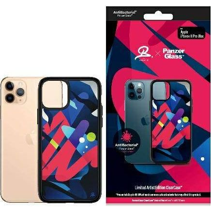 PanzerGlass ClearCase iPhone 11 Pro Max Mikael B Limited Artist Edition Antibacterial Telefon Tok (5711724003059)