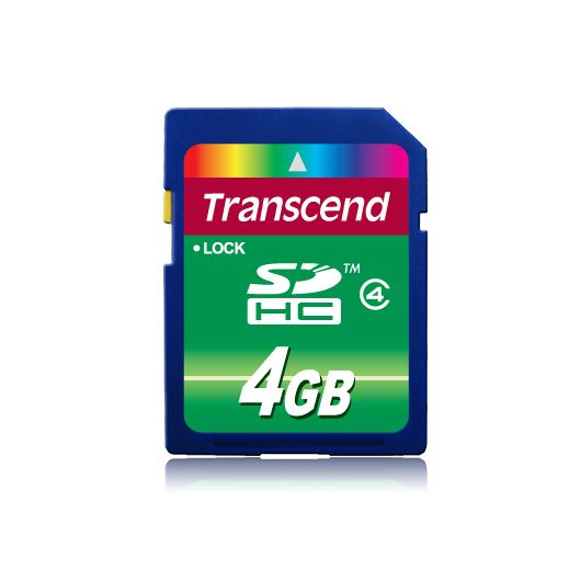 4GB SDHC Transcend CL4 (TS4GSDHC4) (TS4GSDHC4)