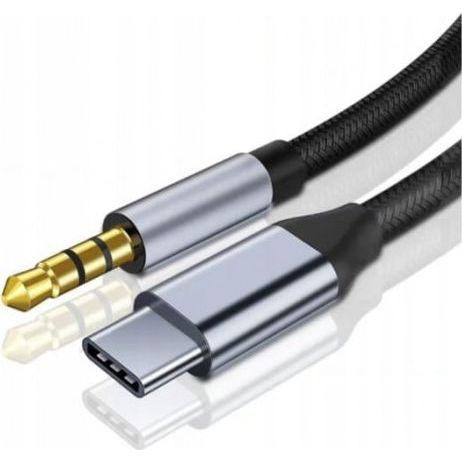 Adapter USB USB-C - Jack 3.5mm Srebrny  (1027782007)