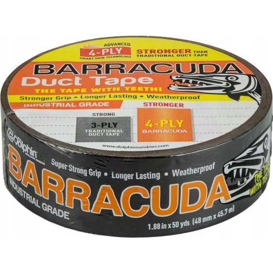 Wolker Ragasztószalag Extra Erős 48 mm 45m Vízálló Ipari 4 Rétegű Duct-Tape Barracuda