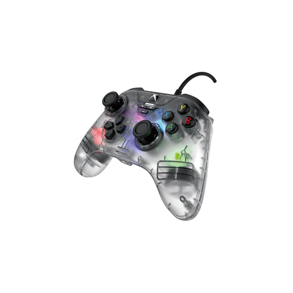 Контролер Snakebyte Xbox Series X GamePad RGB X, Жичен, Прозрачен