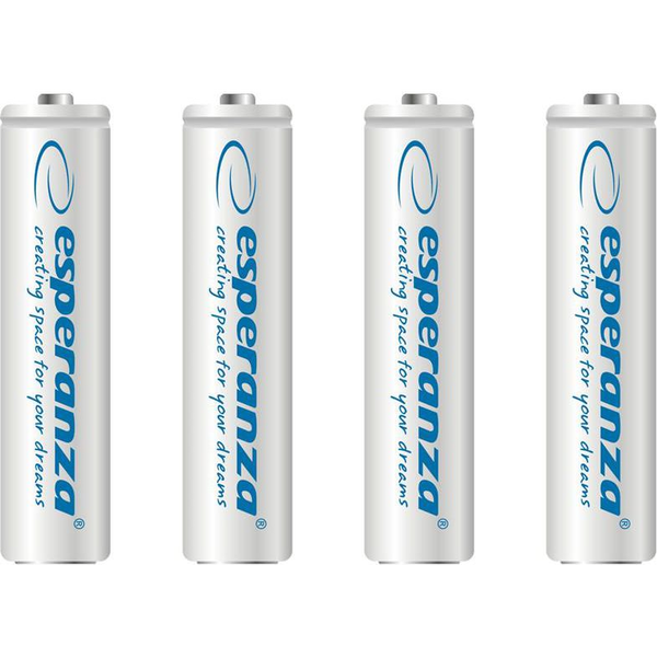 Esperanza EZA102W Újratölthető Ni-MH Ceruzaelem AAA 1000mAh 1.2V (4db/csomag)