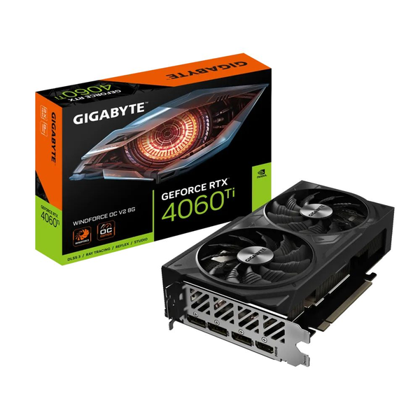 GIGABYTE GeForce RTX 4060 Ti WINDFORCE OC V2 8G NVIDIA 8 GB GDDR6