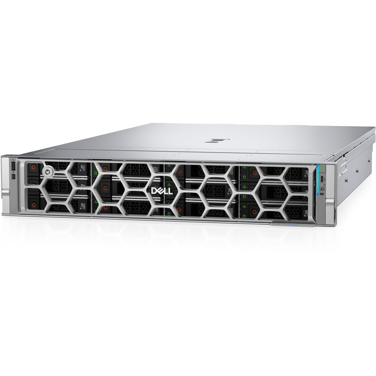 DELL R570 server 1,92 TB Rack (2U) Intel Xeon 6 6517P 3,2 GHz 32 GB DDR5-SDRAM 1100 W