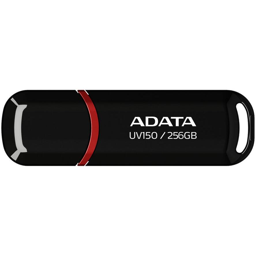 ADATA UV150 USB flash meghajtó 256 GB USB A típus 3.2 Gen 1 (3.1 Gen 1) Fekete (AUV150-256G-RBK)