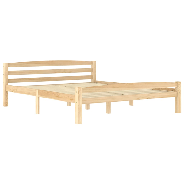 tömör fenyőfa ágykeret 160 x 200 cm