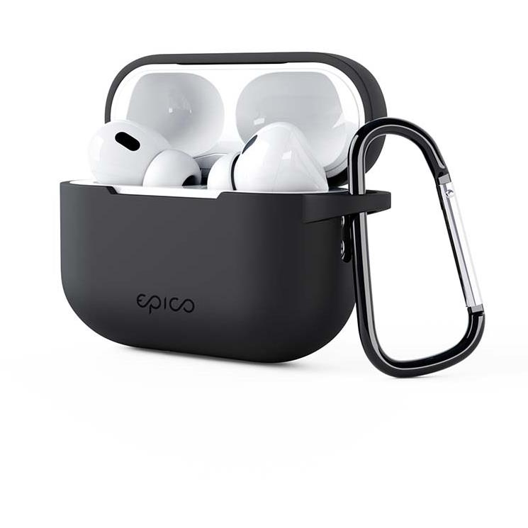 Epico Silicone Outdoor Cover Airpods 4 - fekete (9911101300035)