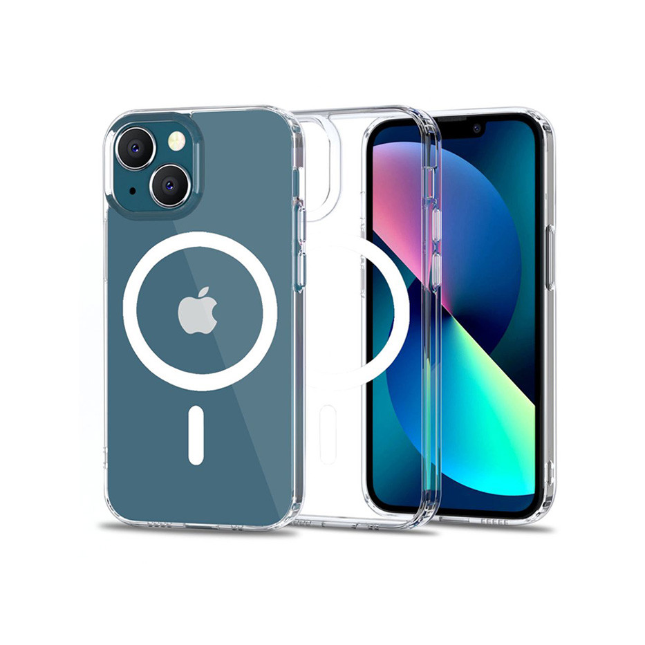 Apple iPhone 13 szilikon hátlap - Tech-Protect Magmat Magsafe - átlátszó (TP920998)