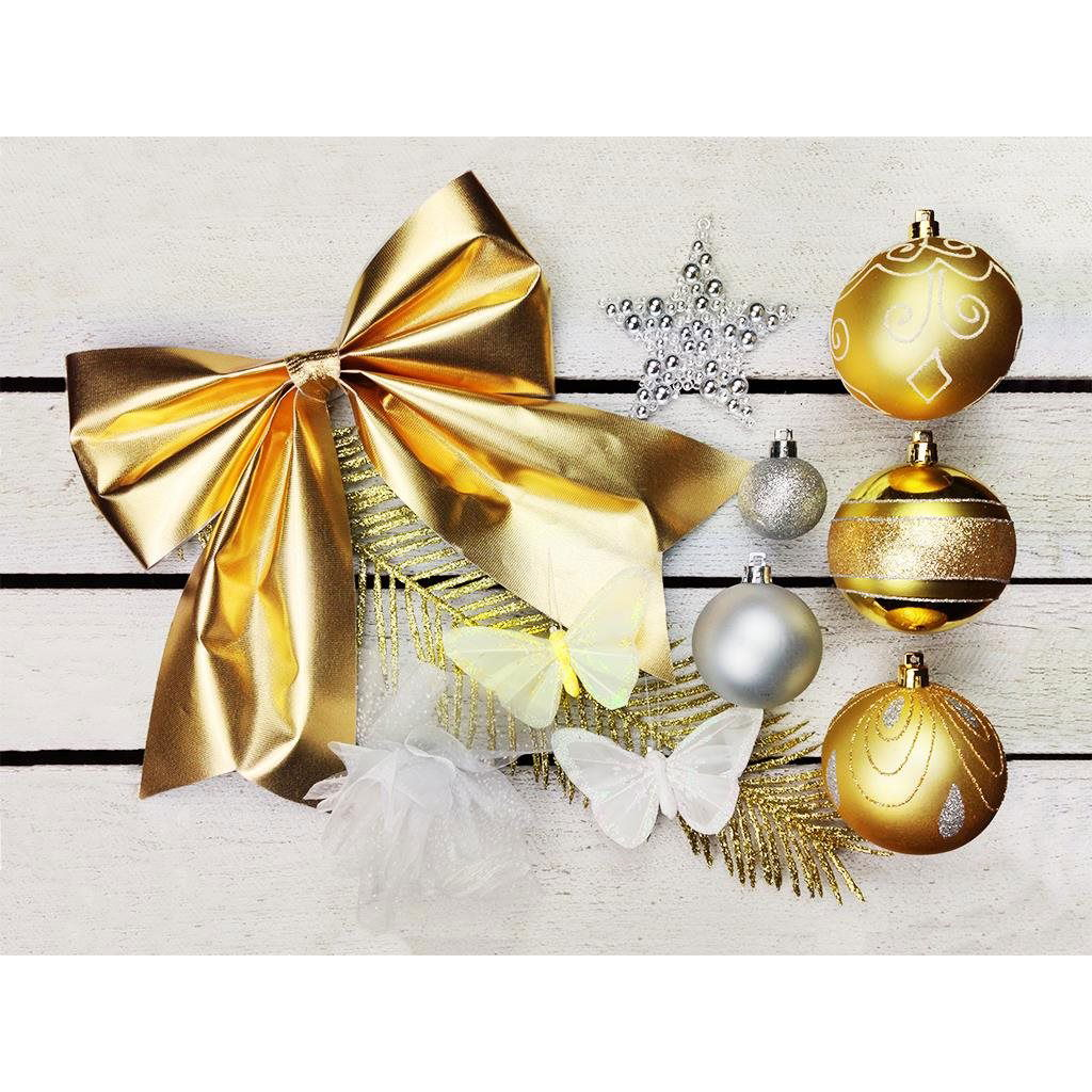 LAALU karácsonyi díszek - Ragyogó elegancia készlet, 120 - 210 cm fákhoz (LAU-2237-OZ)