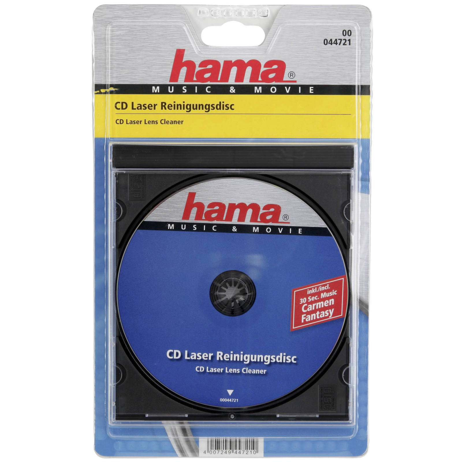 Hama 44721 CD Meghajtó tisztító lemez (44721)
