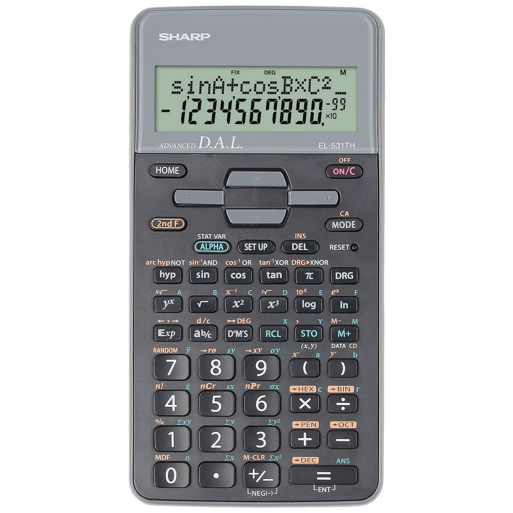 Sharp EL-531 tudományos számológép 273 funkció szürke (EL531THGY) (EL531THGY)