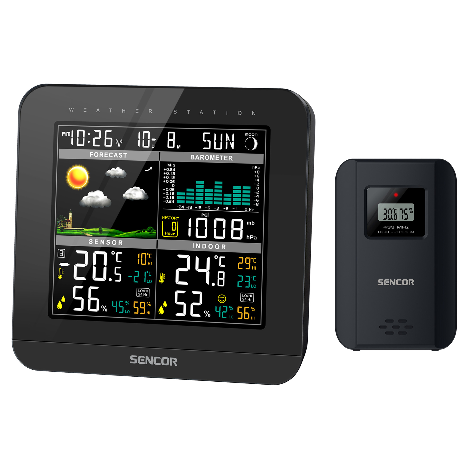 Sencor SWS 5800 LCD Időjárás állomás (SWS 5800)