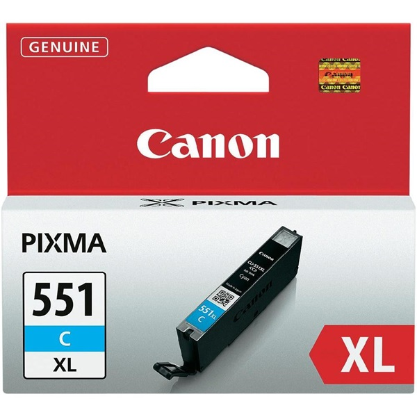 Canon CLI-551XLC blækpatron 1 stk Original Højt (XL) udbytte Foto cyan