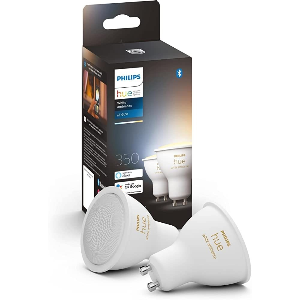 Philips Hue White Ambiance 4.3 W GU10 szett, 2 db (929003666702)