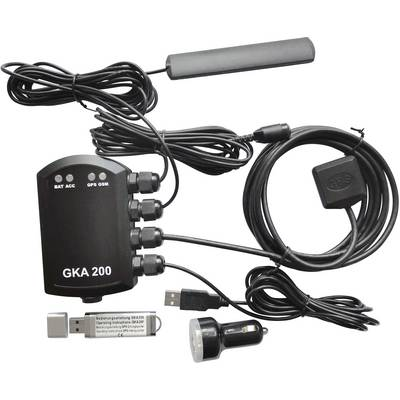 Renkforce GKA200 Autós riasztóberendezés Mobiltelefon kompatibilis, Jármű helymeghatározás, Rázkódás érzékelő, GPS-portál 12 V/DC, 24 V/DC (RF-3570510)