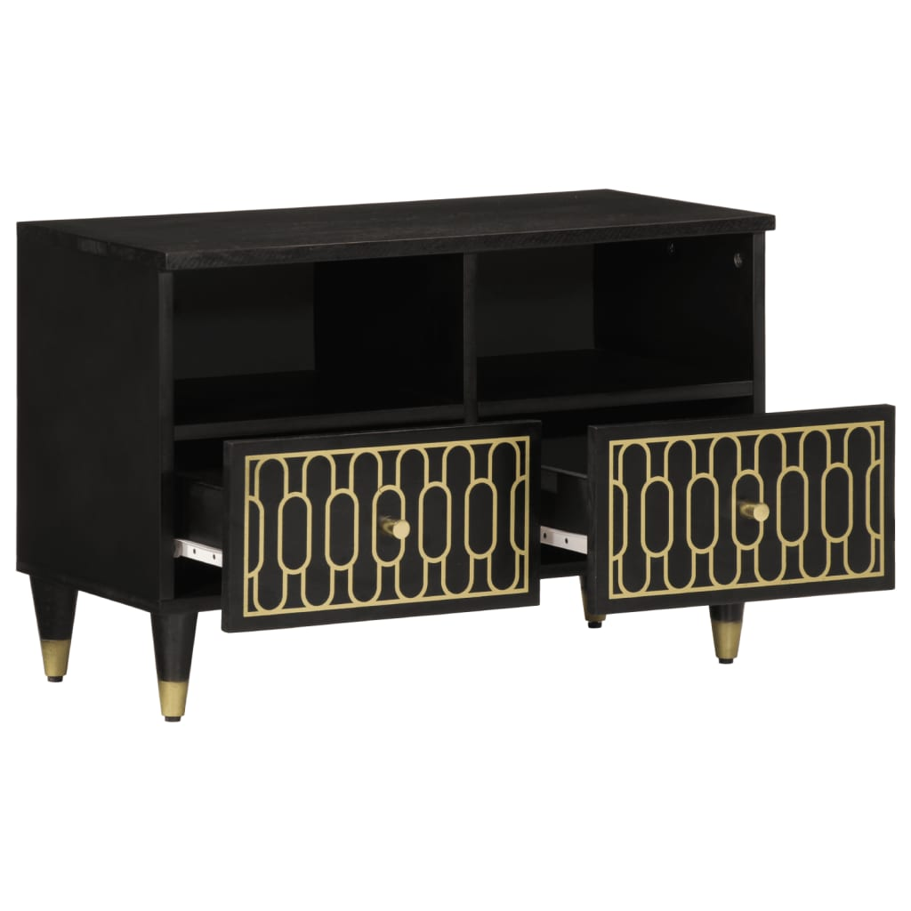 tömör mangófa TV-szekrény 70 x 33 x 46 cm (358321)