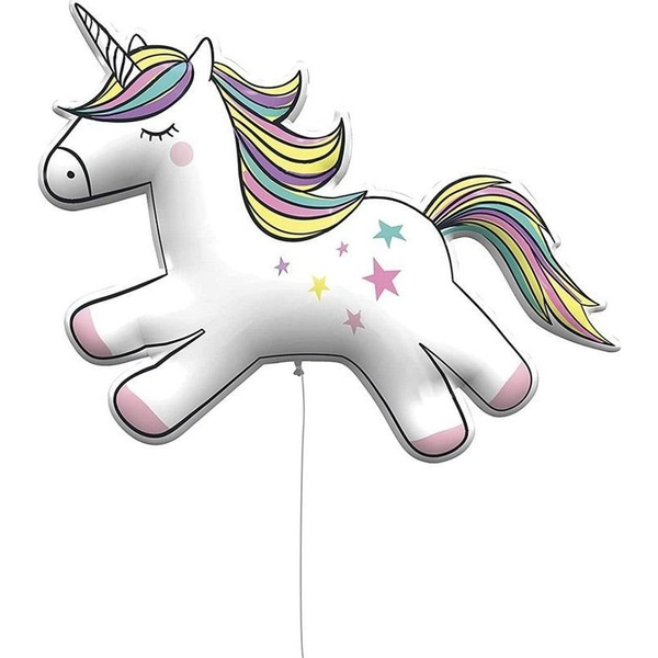 Unikornis Rainbow Colors Fólia Lufi 96 cm
