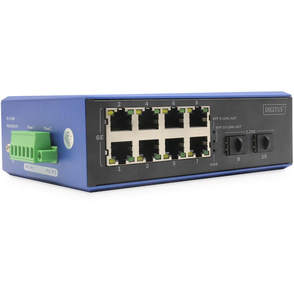 Digitus DN-651151 Ipari Gigabit PoE Switch