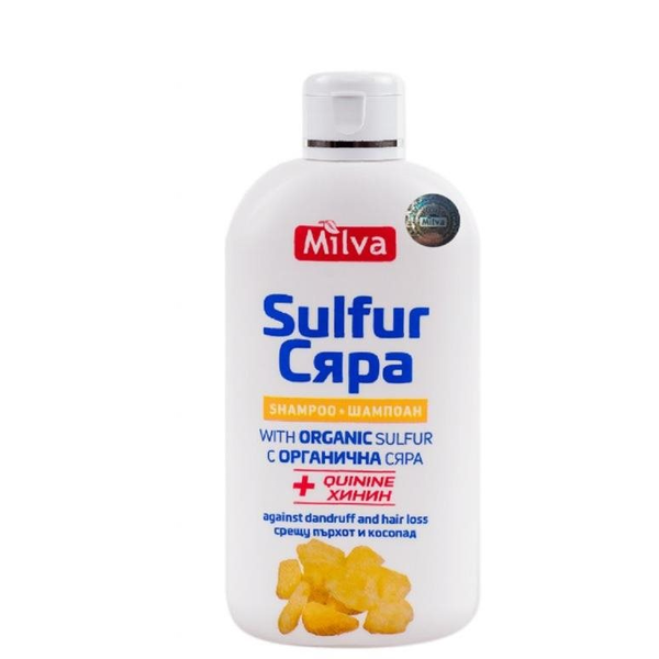 Šampon sírou a chininem - 200ml Milva 0624
