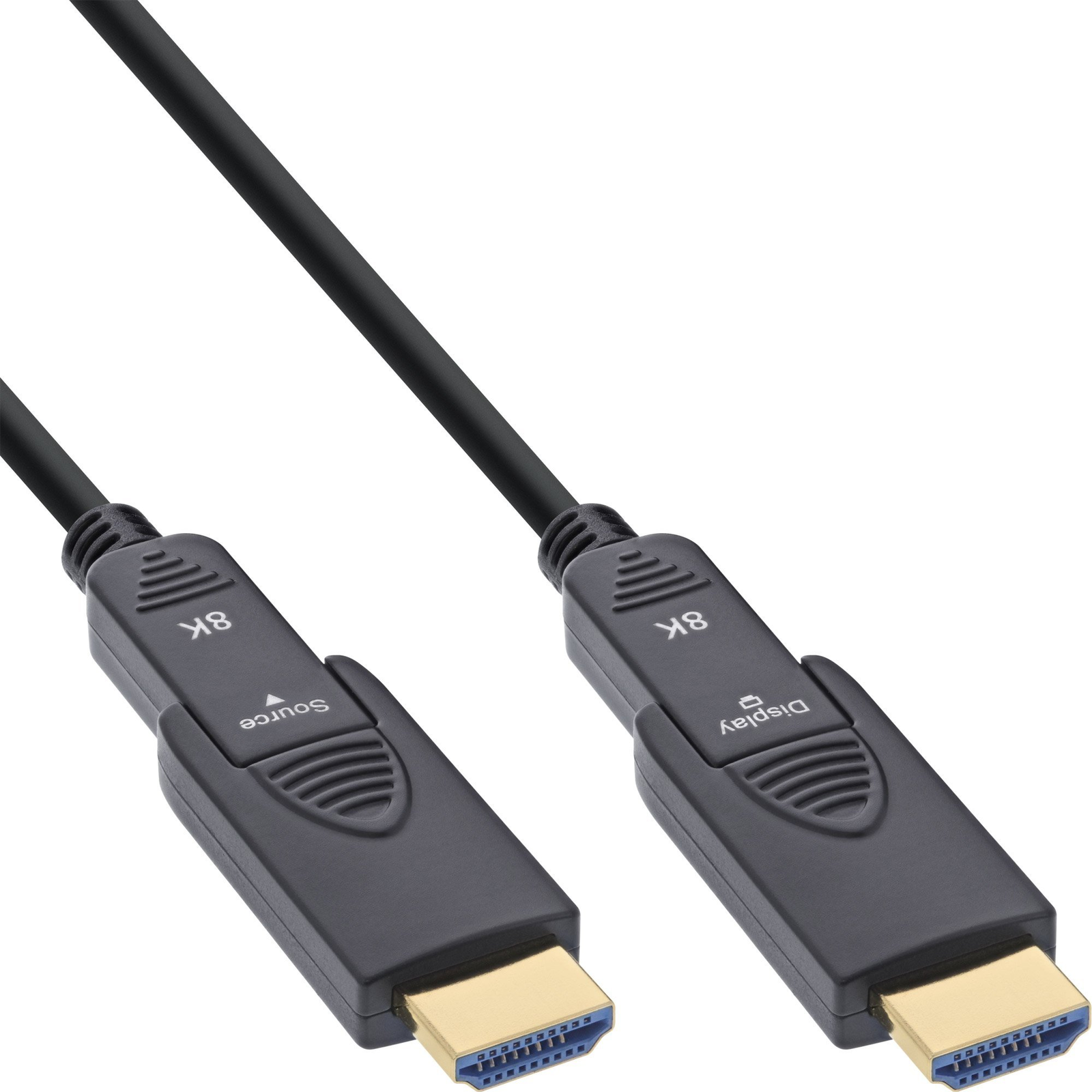 InLine 17915O HDMI kábel 15 m HDMI Type-A/HDMI Type-D Čierna