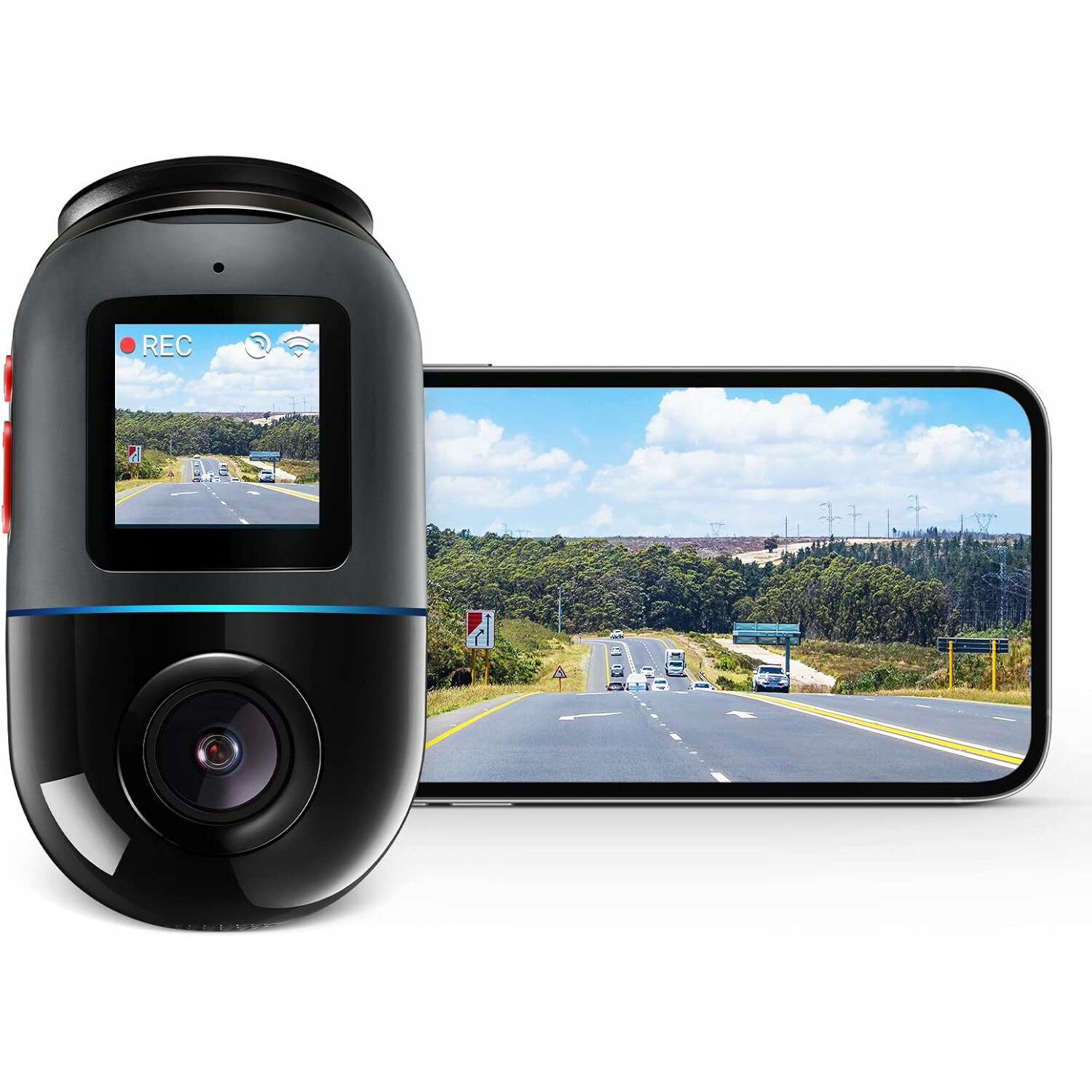 Xiaomi 70mai Dash Cam 4K Omni WiFi Autós Menetrögzítő Kamera - Fekete (XM70MAI4KDCX8000)