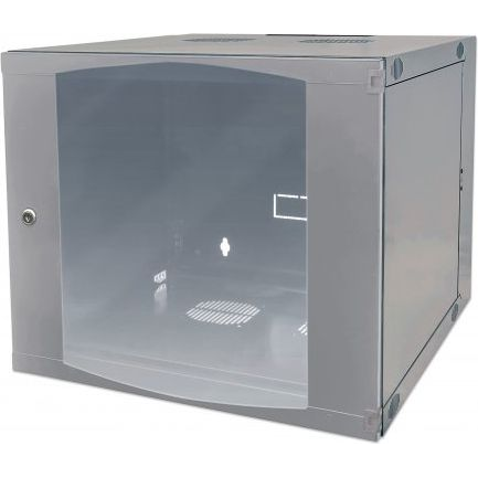 Intellinet 713795 шкаф за монтиране на апаратура 12U Поставка монтирана в стена Сив
