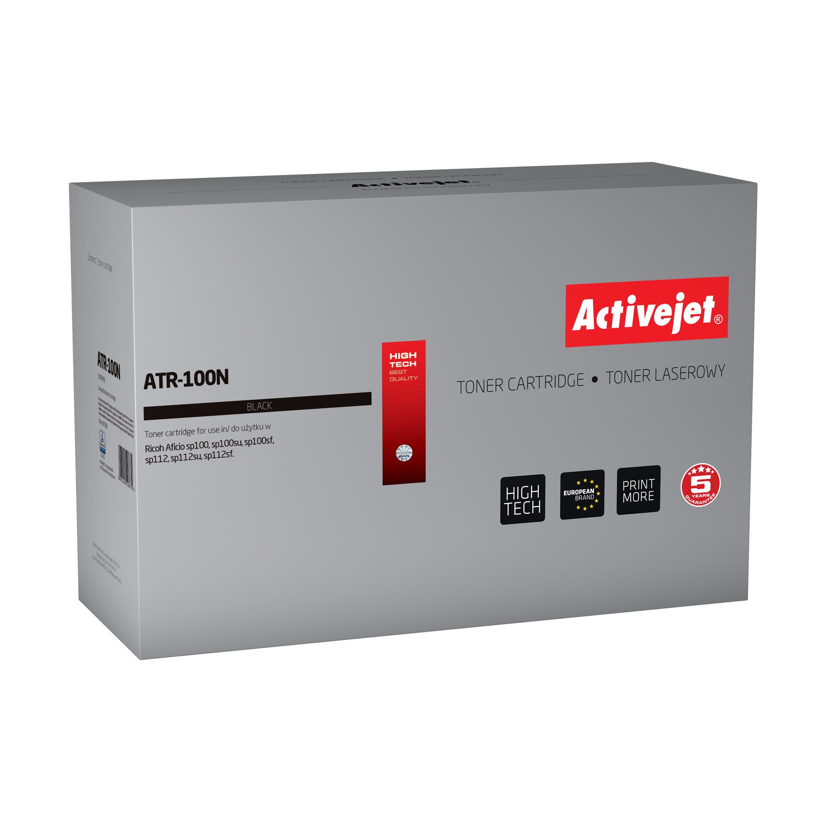 ActiveJet (Ricoh 407166) Toner Fekete (ATR-100N)