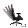 Diablo Chairs X-Ray Normal Gamer szék - Fekete / Piros