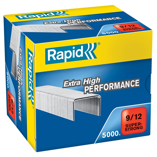 Rapid Superstrong 5000db/doboz 9/12 horganyzott tűzőkapocs (24871400)