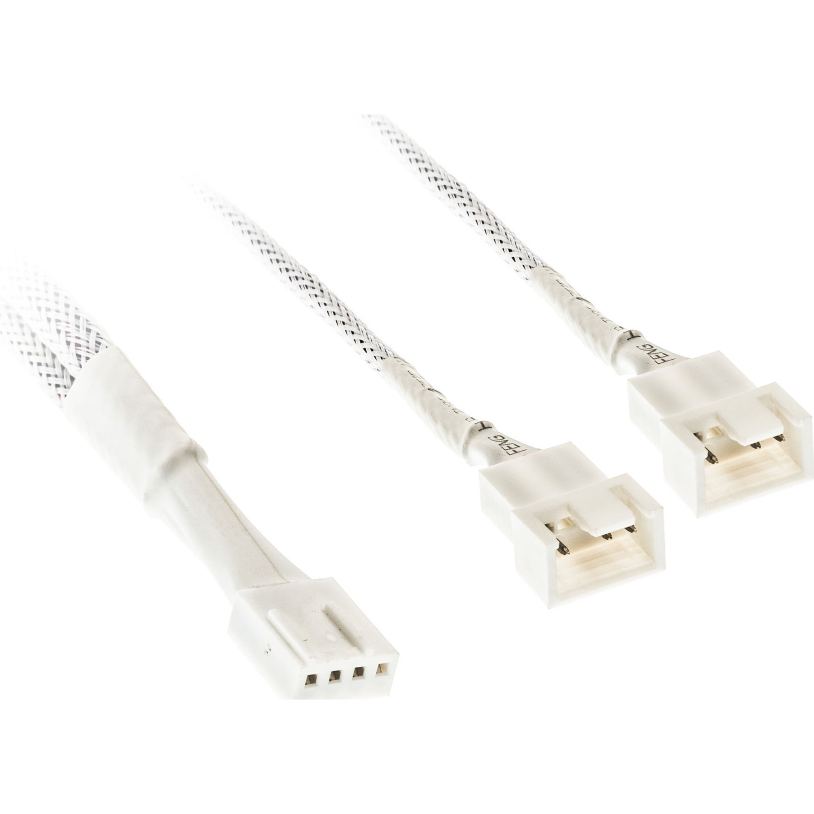 Kábel 3-Es Pwm Elosztó, 35Cm, Harisnyázott, Fehér (PGW-AC-KOL-160)