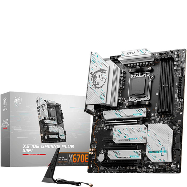 MSI X670E GAMING PLUS WIFI alaplap AMD X670 Socket AM5 ATX