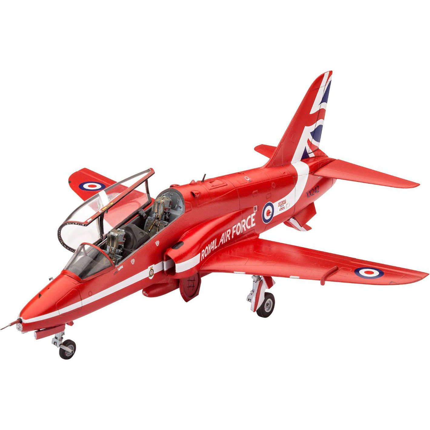 Revell Bae Hawk T-1 Red Arrows 1:72 makett készlet kiegészítőkkel (64921) (REV-64921)