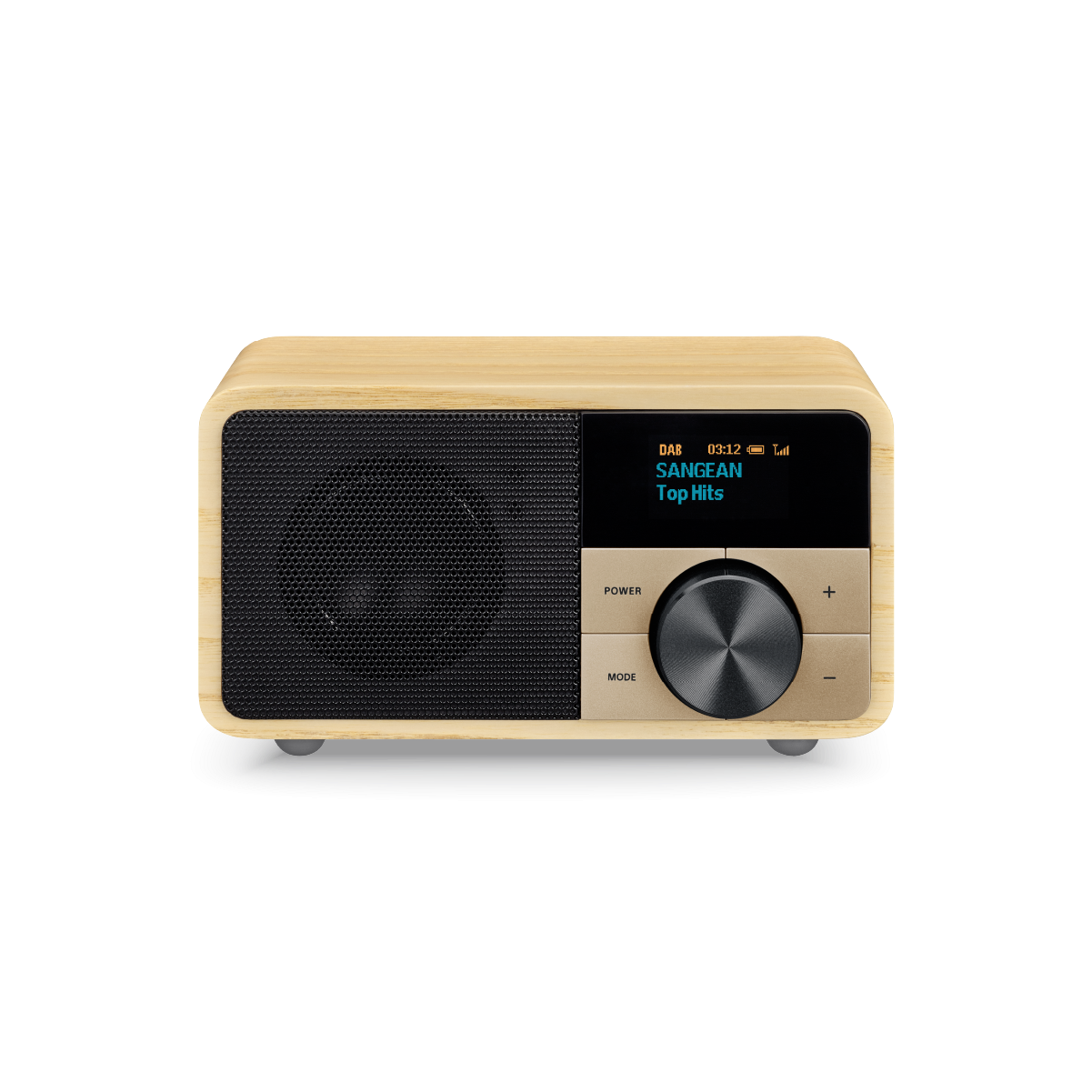 Sangean DDR-7 DAB+ FM Asztali Rádió - Világos Fa (A500429)