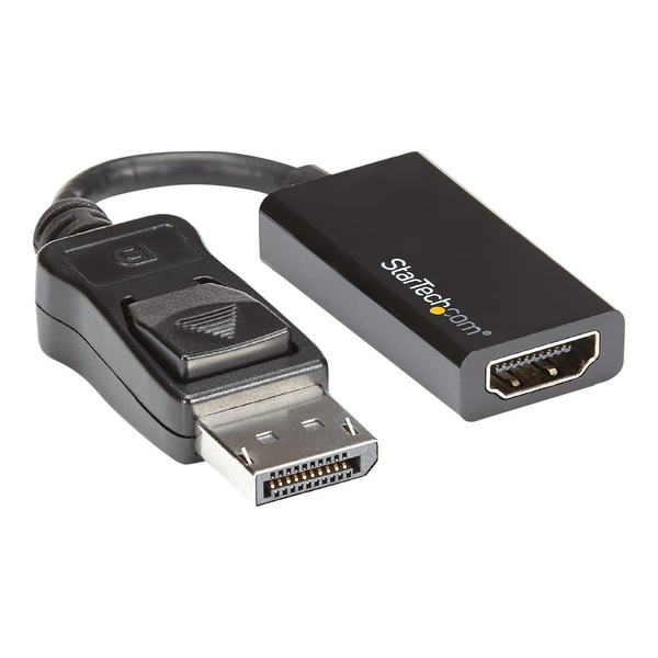 StarTech.com DP2HD4K60S videokabel adapter 0,215 m DisplayPort HDMI Sort