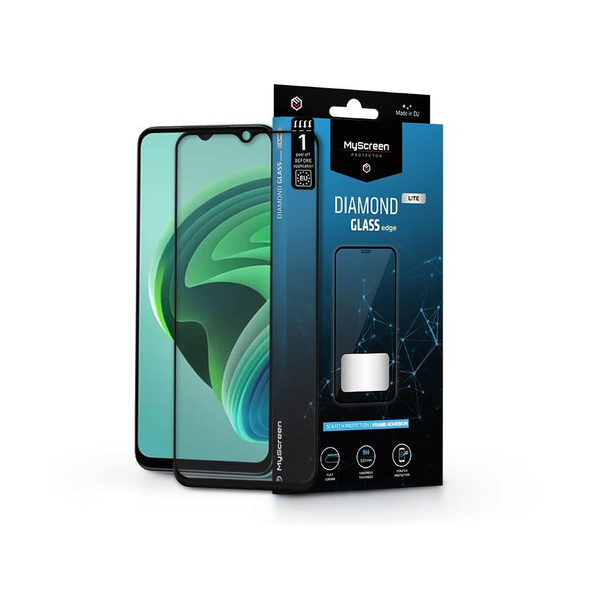 MyScreen Protector Diamond Glass Lite Edge2.5D Скрийн протектор от закалено стъкло Xiaomi Redmi 10 5G с черна рамка (LA-2219)