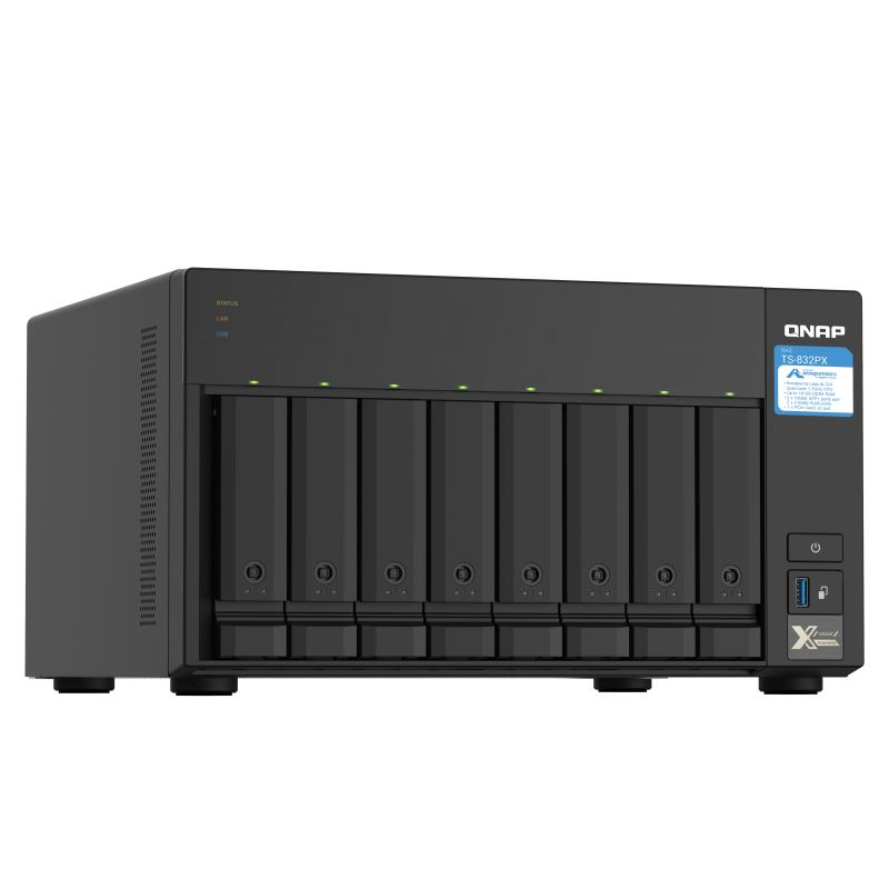 QNAP TS-832PX-4G hálózati adattároló NAS (TS-832PX-4G)