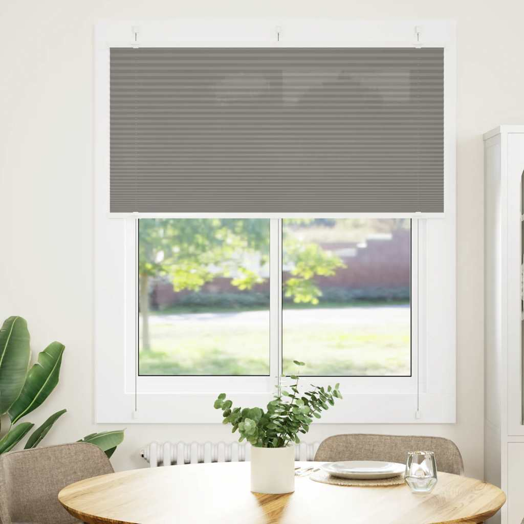 pliszírozott redőny antracit 115x150 cm szövetszélesség 114,4cm (4015095)