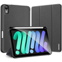 Apple iPad Mini (2021 / 2024) (8.3), mappa tok, Smart Case, érintőceruza tartó, Dux Ducis Domo, fekete