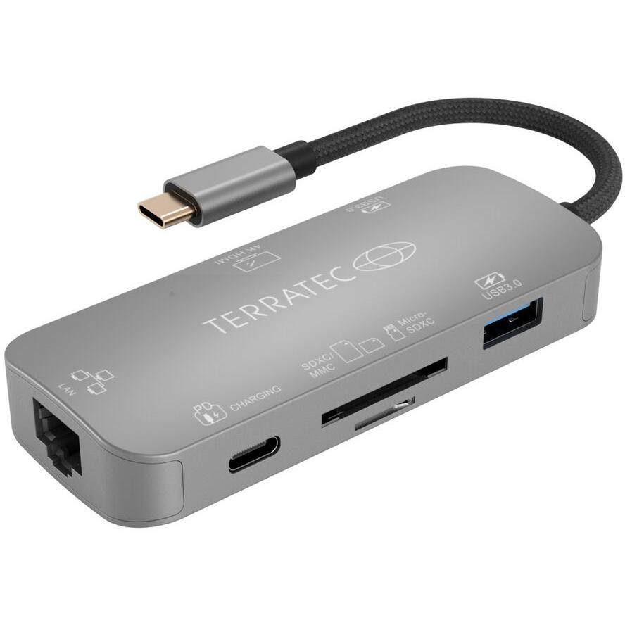 TERRATEC Connect C 7in1 Dokkoló USB-C eszközökhöz (306706)