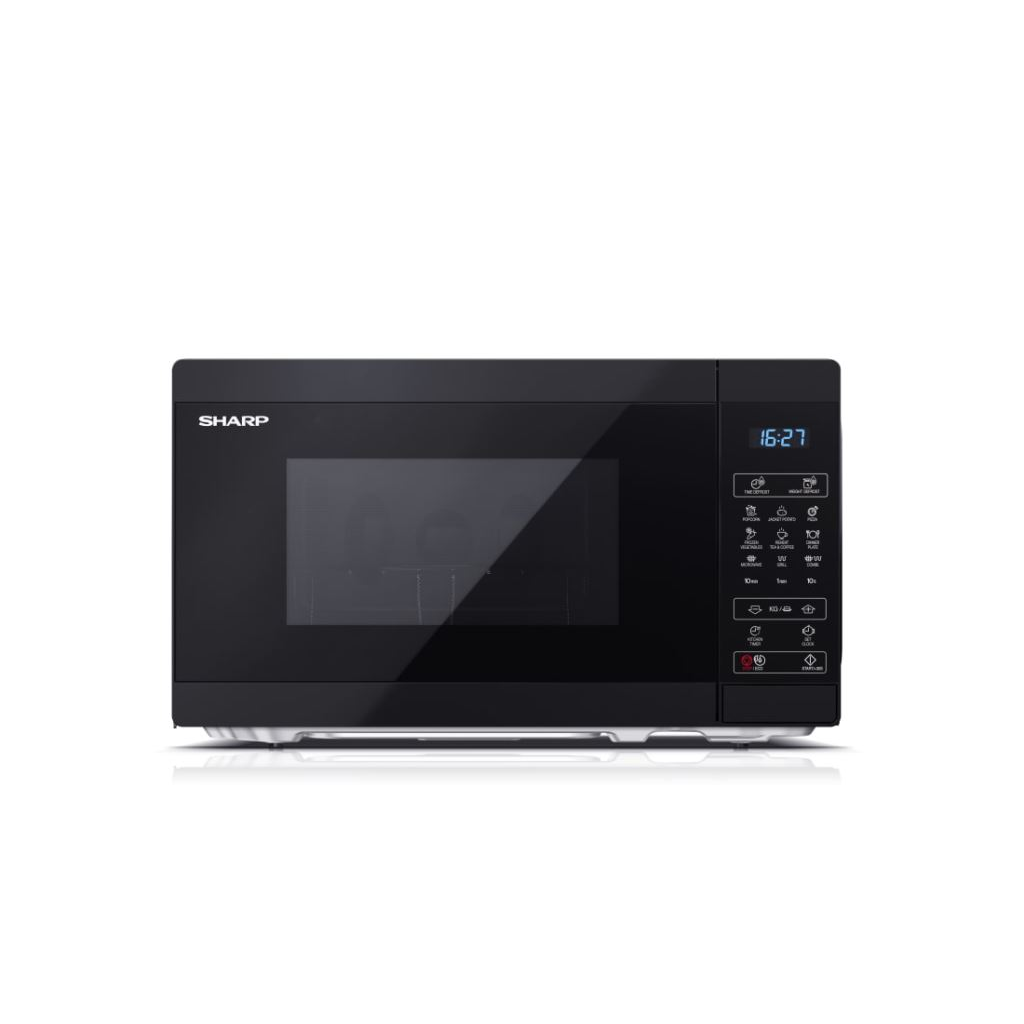 Sharp YC-MG02EB 20L 800W grill mikrohullámú sütő fekete (YC-MG02EB)