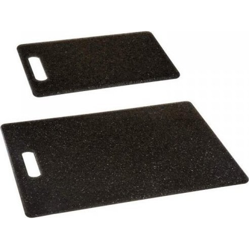 Kit 2 Tablas Para Cortar De Polipropileno Color Negro - Neoferr..