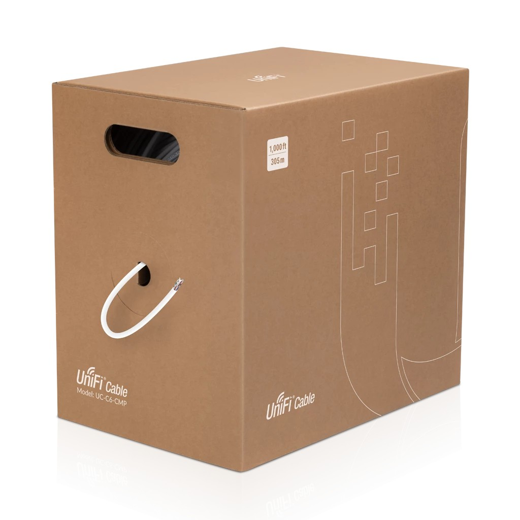 Ubiquiti UTP CAT6 hálózati kábel 305m - Fehér (U-CABLE-C6-CMP)