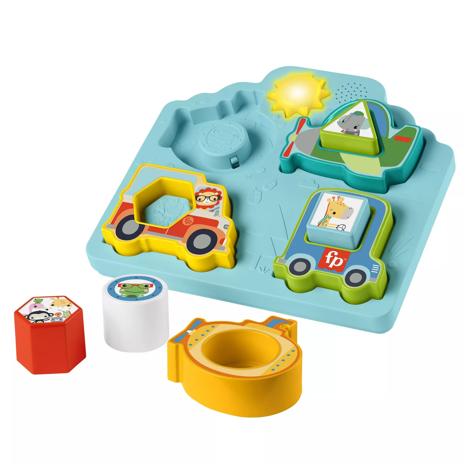 Fisher-Price HRP31 kirakós játék Keretes puzzle 4 dB Járművek (HRP31)