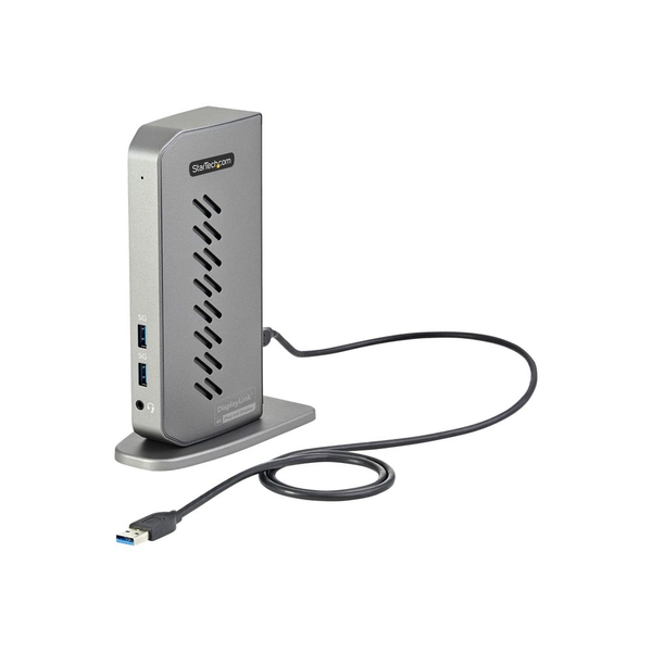 StarTech.com DK30A2DHUUE dockingstation Ledningsført USB 3.2 Gen 1 (3.1 Gen 1) Type-B Sort, Grå