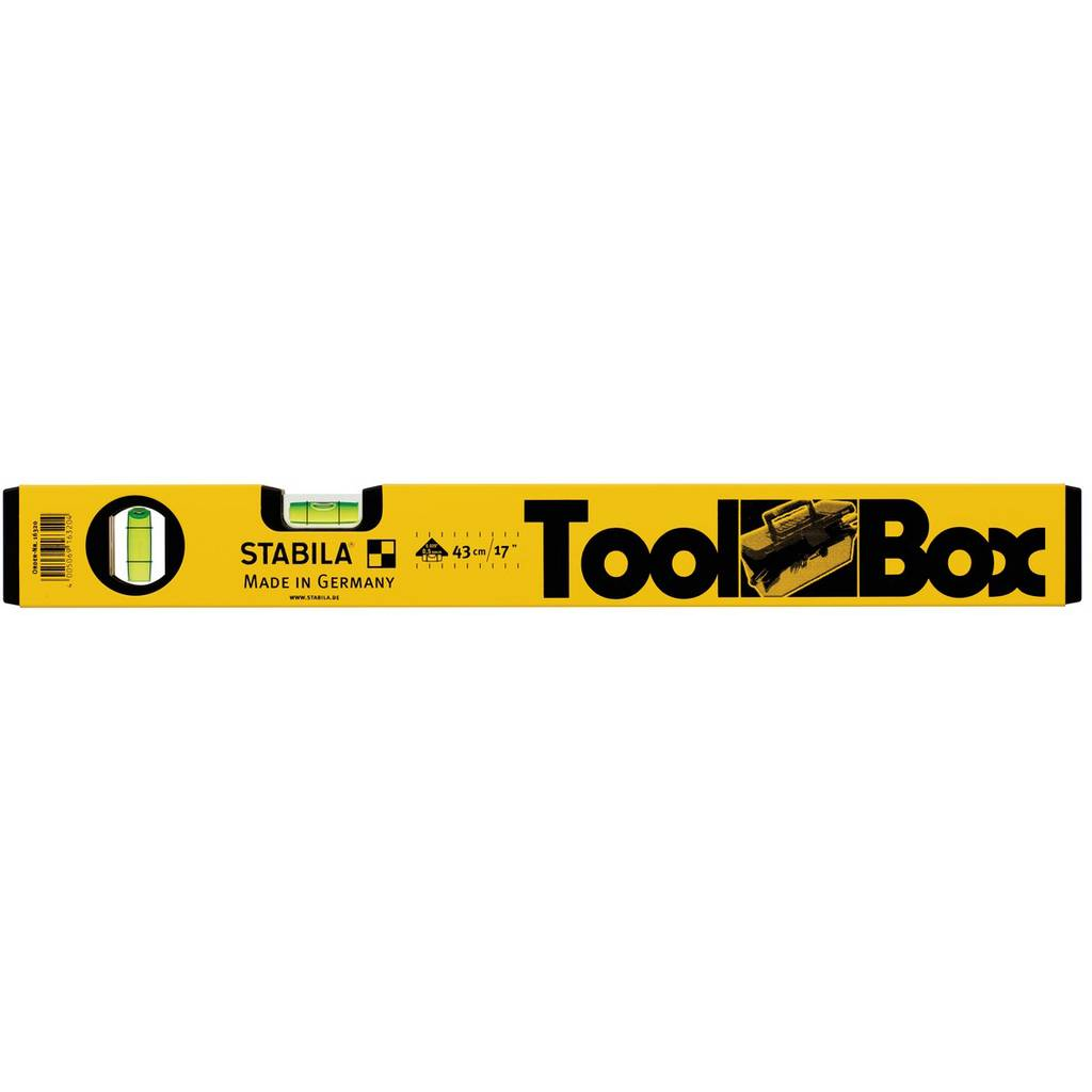 Stabila Toolbox Könnyűfém vízmérték 43 cm 0.5 mm/m (16320) (16320)