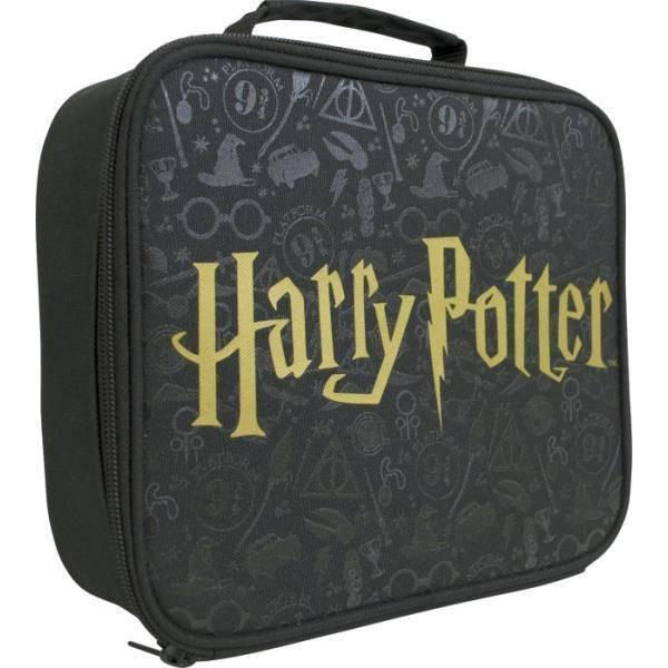 Harry Potter Black Thermo Uzsonnás Táska, Hűtőtáska 23 cm