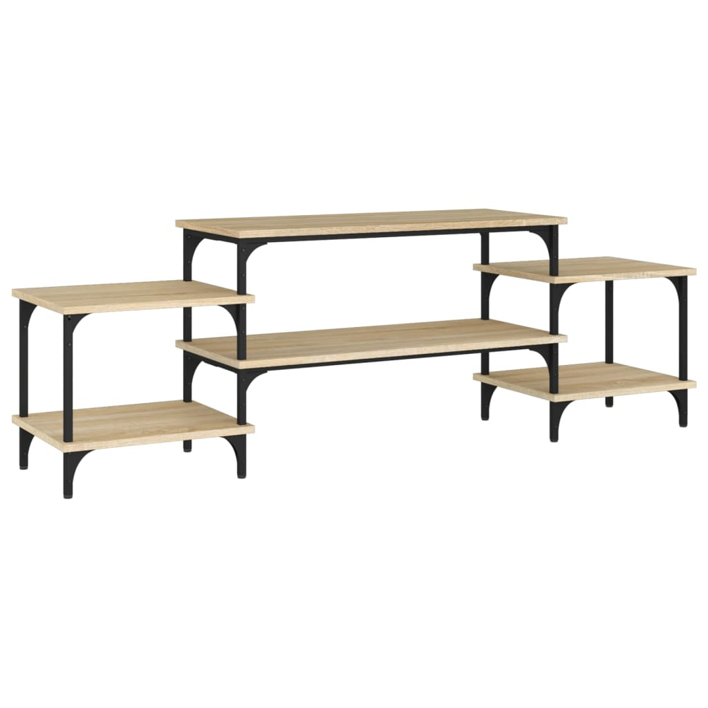 sonoma tölgyszínű szerelt fa TV-szekrény 157x35x52 cm (826321)